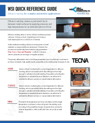 Quick Reference - TECNA Diffusion Welding