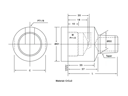 Electrode Bases | Weld Systems Integrators